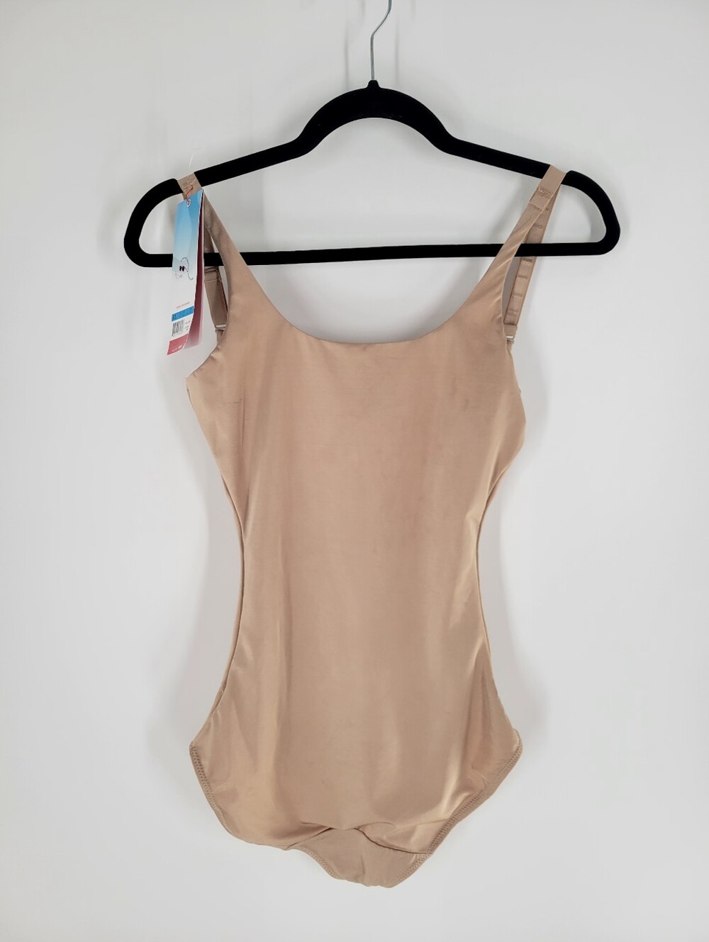 Assets By Spanx Beige Seamless Shaping Bodysuit Size XL New - Picture 4 of 4